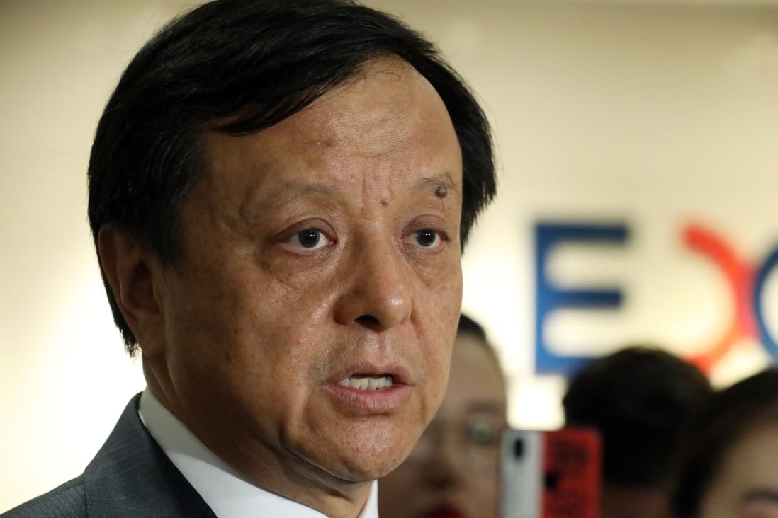Charles Li Xiaojia, chief executive of HKEX, does not share the view that now is a bad time for the takeover attempt. Photo: Nora Tam