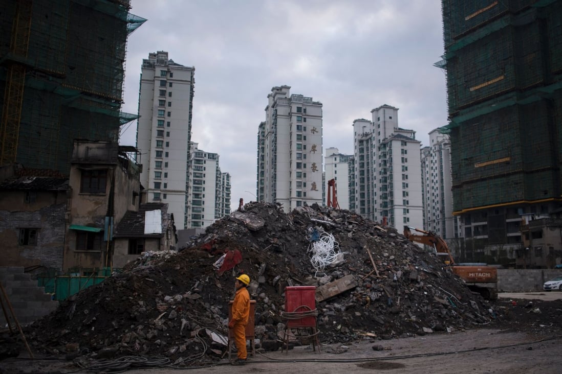 China’s massive urbanisation programme has also produced a mountain of unwanted construction waste. Photo: AFP