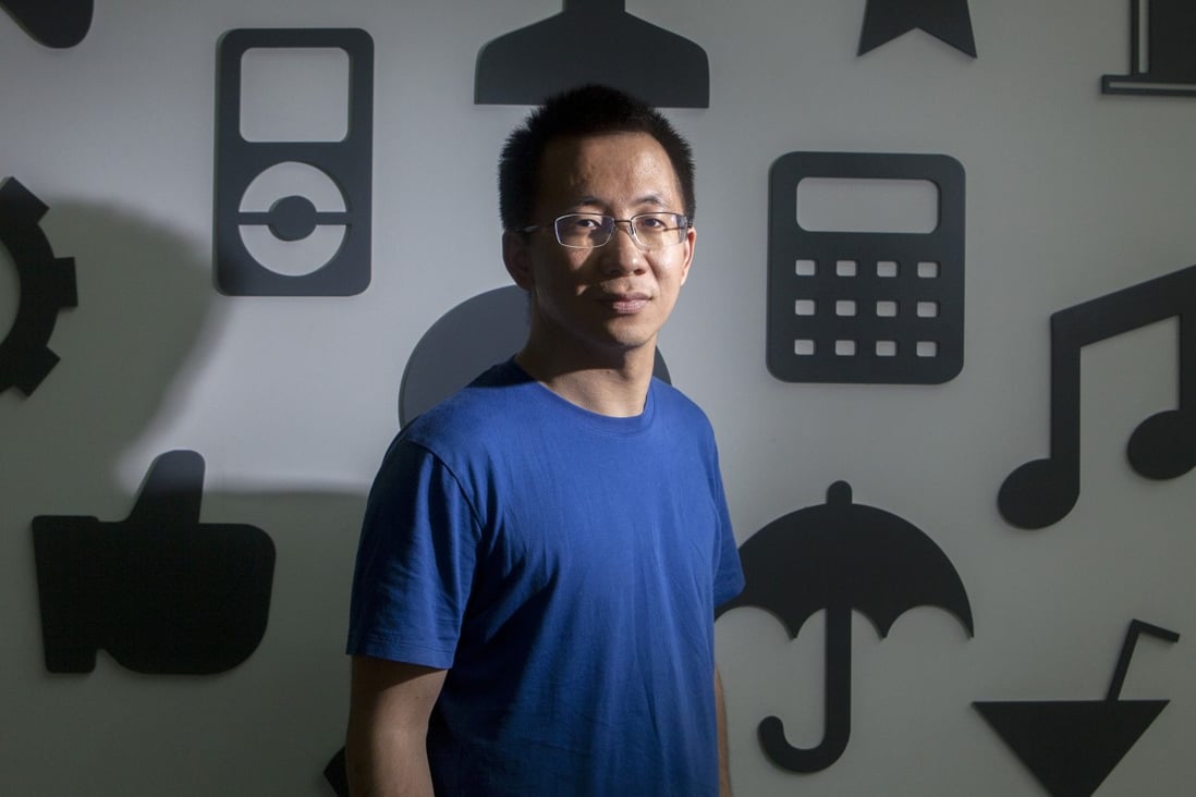 Zhang Yiming, founder and chief executive of ByteDance, continues to expand his company’s ecosystem of products and services, with recent forays into online search, mobile games and even smartphones. Photo: Bloomberg