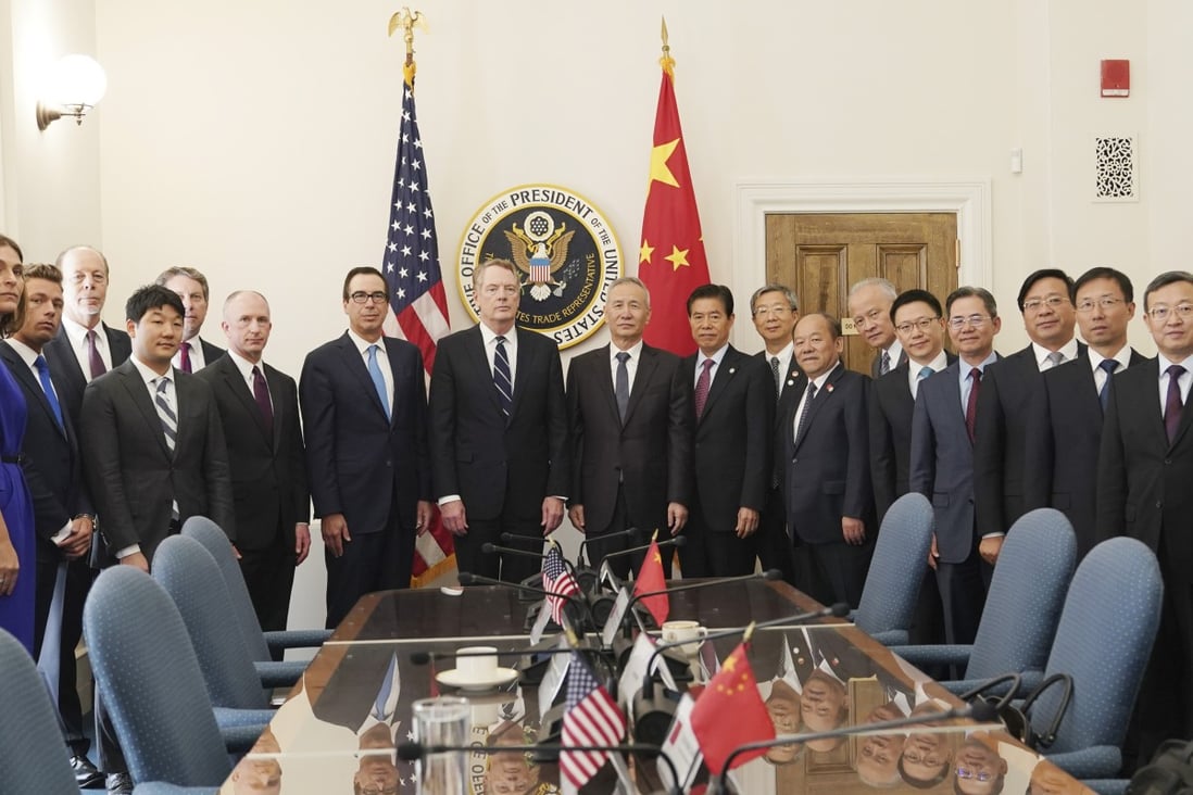 Negotiators from China and the United States resumed trade talks in Washington this week. Photo: Xinhua