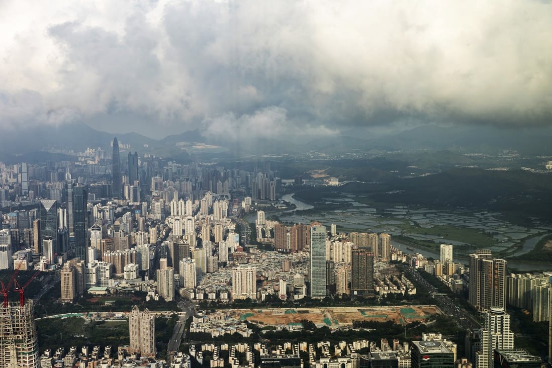 China plans to let Shenzhen City, which borders Hong Kong, play a key role in science and technology innovation in the Guangdong-Hong Kong-Macau Greater Bay Area. Photo: Bloomberg