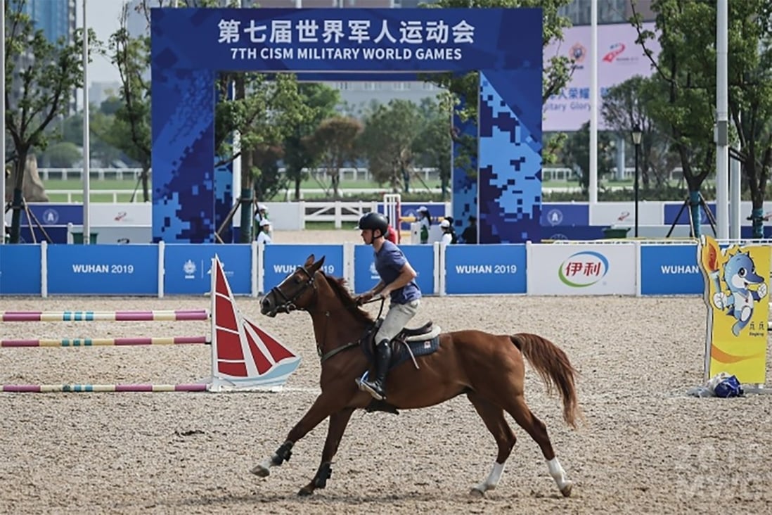 More than 100 horses have arrived in Wuhan for the equestrian and modern pentathlon events of the Military World Games, which begin on Friday. Photo: Handout