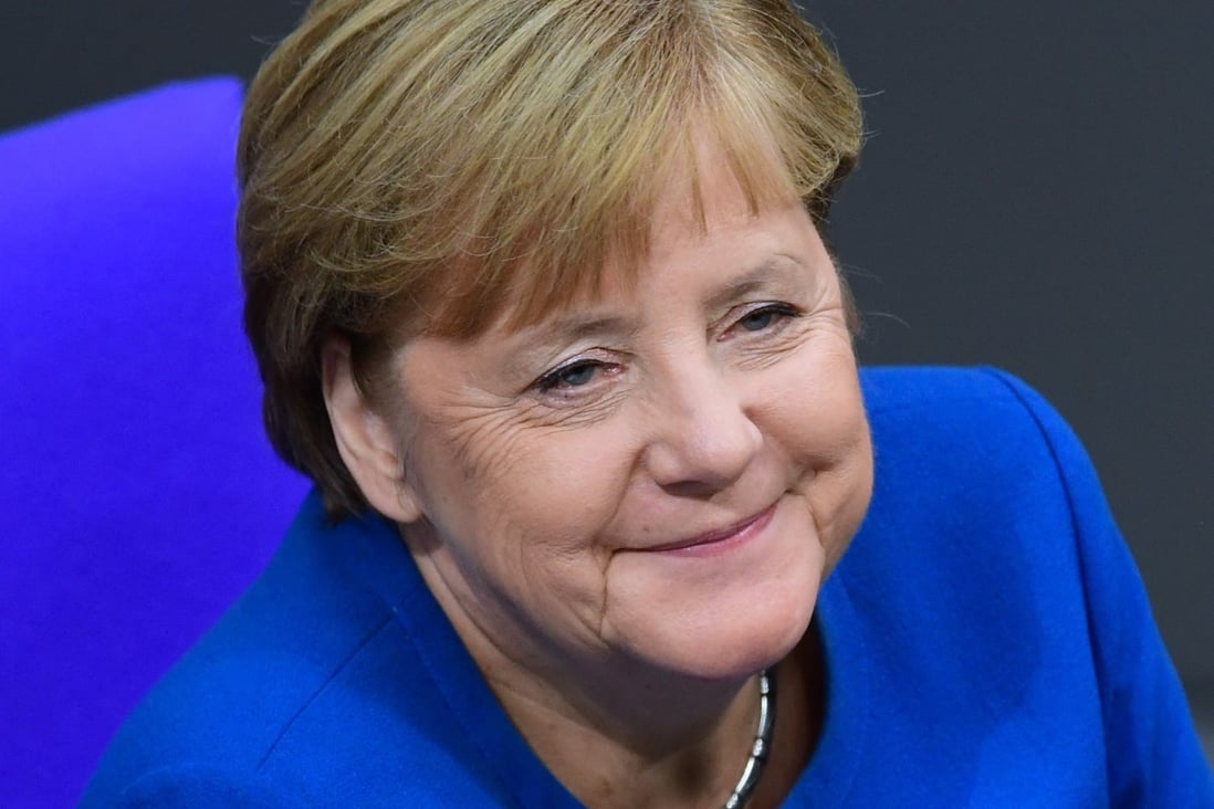 Angela Merkel told the Bundestag that she would focus on EU-China relations during Germany’s EU presidency. Photo: EPA-EFE