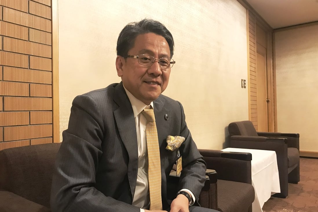 Tadashi Maeda, governor of the Japan Bank for International Cooperation, in Tokyo in April. Photo: SCMP