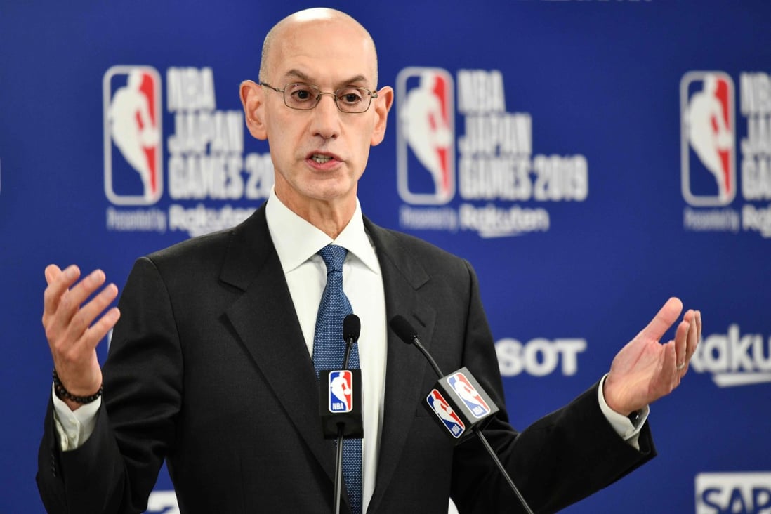 NBA commissioner Adam Silver said the loses “have already been substantial” in the fallout. Photo: AFP