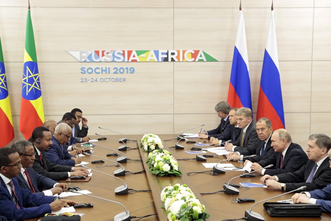 The Russia-Africa Summit and Economic Forum in the Black sea resort of Sochi, Russia. Photo: EPA-EFE