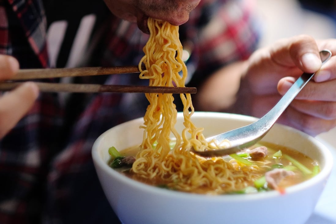 A new Unicef report says diets that rely on cheap and ultra-processed foods like instant noodles are leading to a malnutrition crisis among the world’s underprivileged children. Photo: EPA
