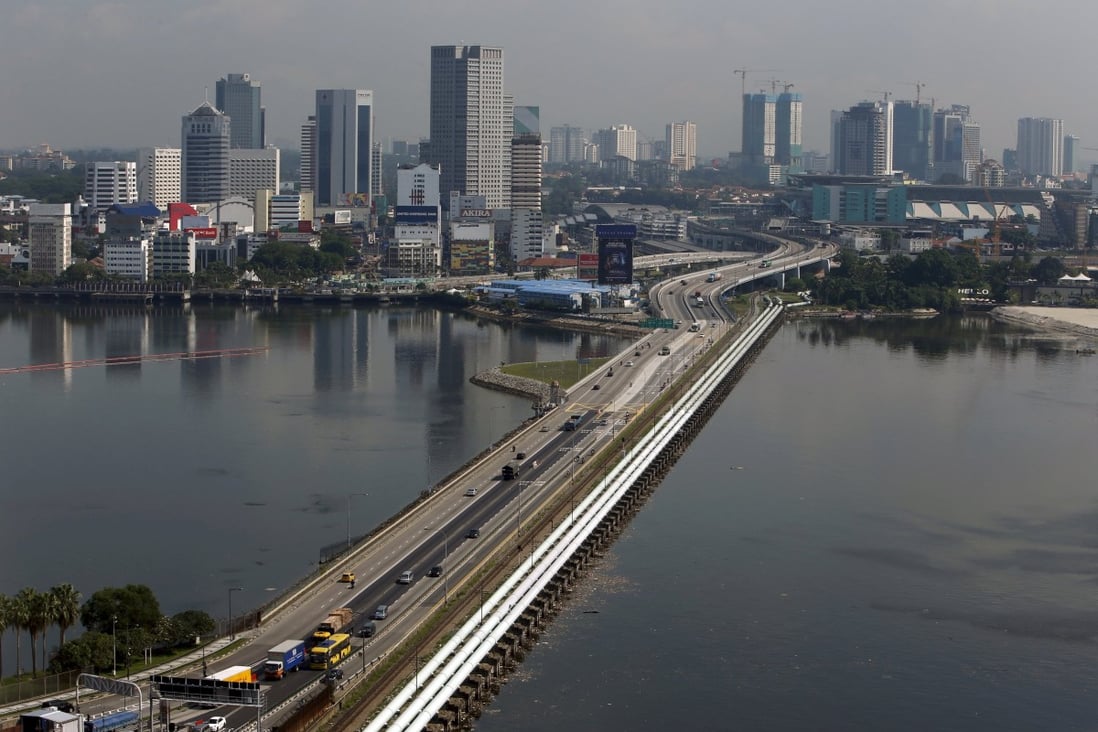 The Causeway between Singapore and Malaysia. Photo: Reuters