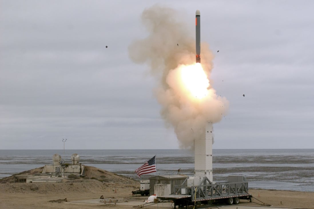 The US tested a previously banned intermediate range missile in August. Photo: AFP