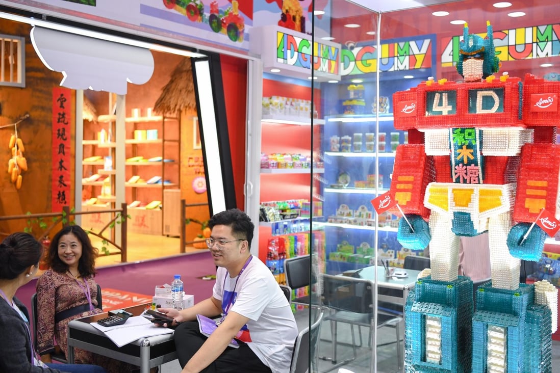 The Canton Fair, which was held in Guangzhou for three weeks from October 15, is seen as a gauge of the health of China’s economy and its trading conditions, which are both under increasing pressure caused largely by the trade war with the United States. Photo: Xinhua