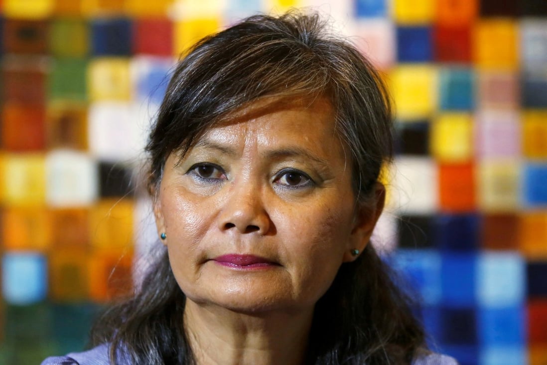 Mu Sochua said she intended to continue on to Cambodia by land, despite fierce opposition from Prime Minister Hun Sen. Photo: Reuters