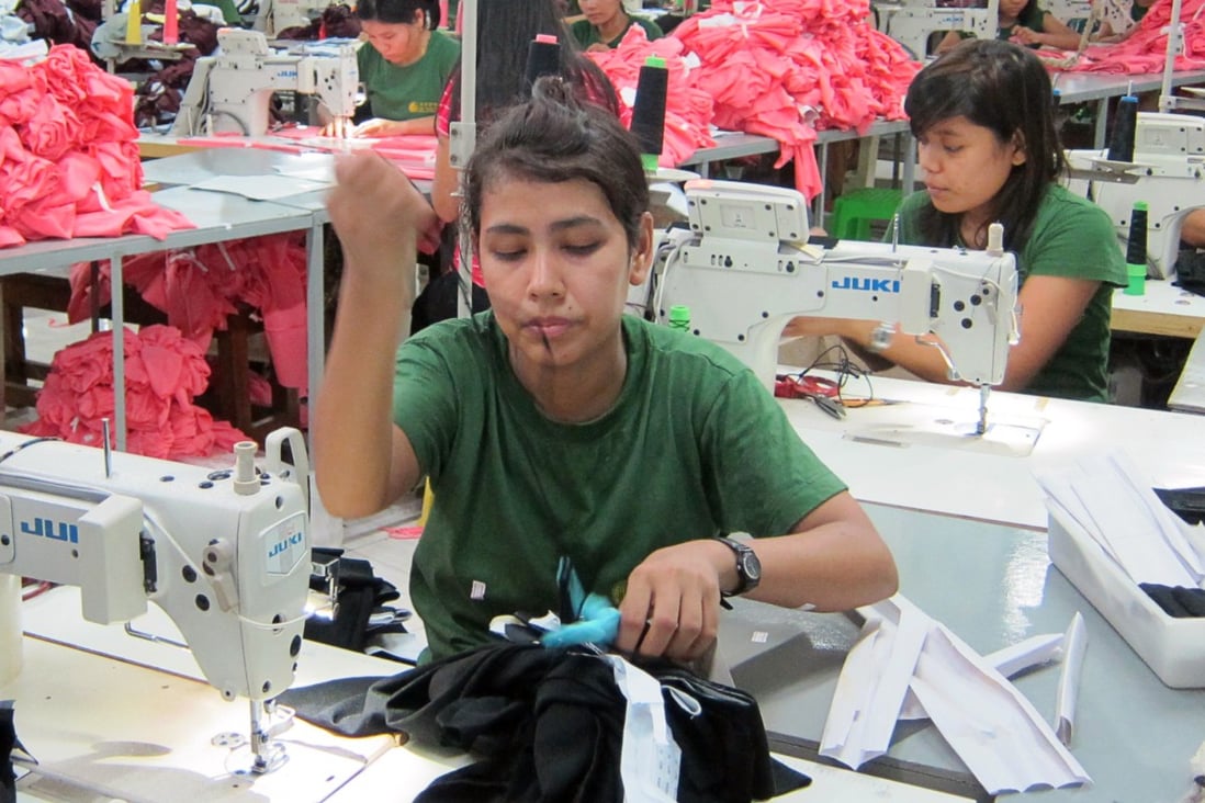 Workers at a garment factory in Myanmar. Photo: SCMP Pictures