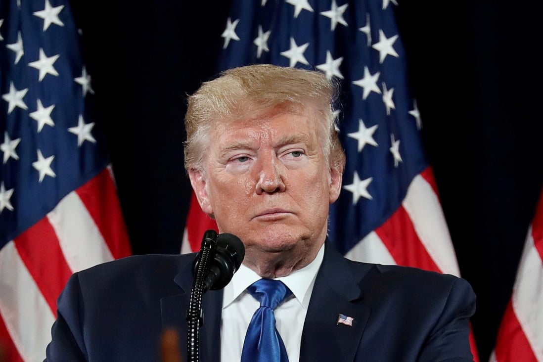 US President Donald Trump is facing numerous challenges, including public impeachment hearings, which began on Wednesday. Photo: Reuters