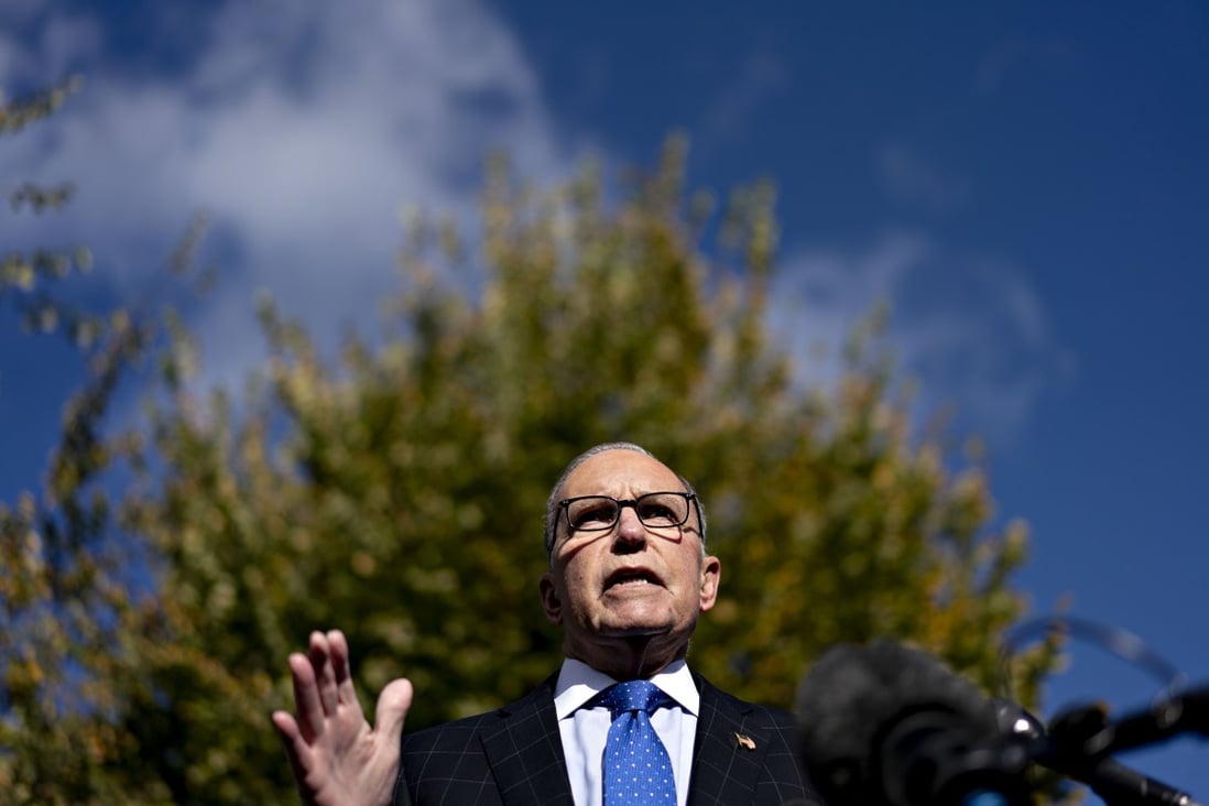 Larry Kudlow, the White House economic adviser, says a trade deal between China and the US is ‘coming down to short strokes’. Photo: Bloomberg