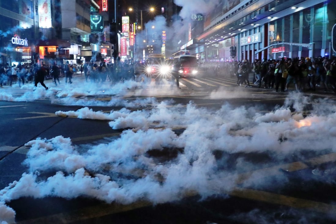 Police have fired more than 10,000 rounds of tear gas ever since the anti-government protests broke out in Hong Kong in June. Photo: Sam Tsang