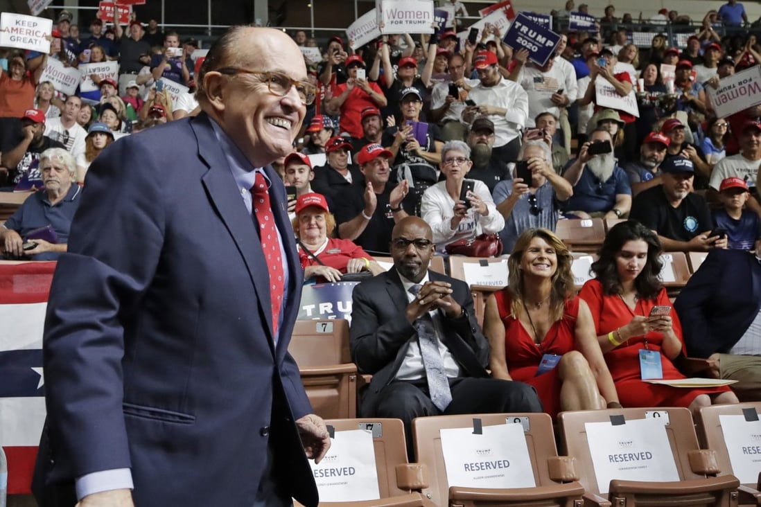 Donald Trump’s personal lawyer Rudy Giuliani. Photo: AP
