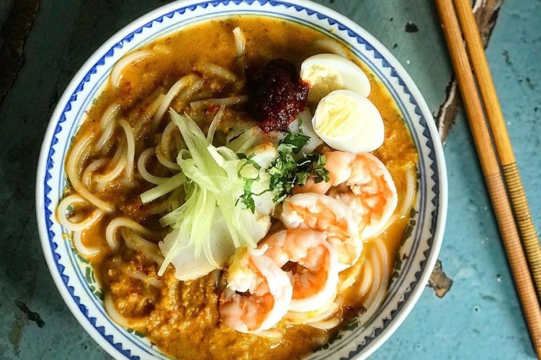 Laksa is among the dishes available at Singapore-based food writer Annette Tan’s FatFaku.