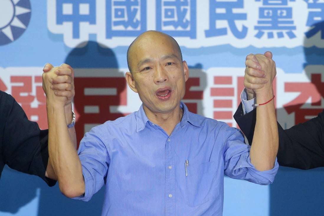 Taiwanese presidential candidate Han Kuo-yu denied taking “even just one dollar” from Beijing. Photo: AP