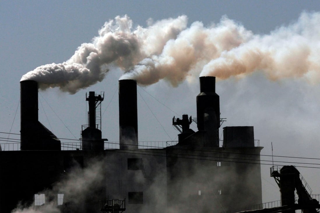 China is the world’s largest emitter of climate warming greenhouse gases. Photo: Reuters