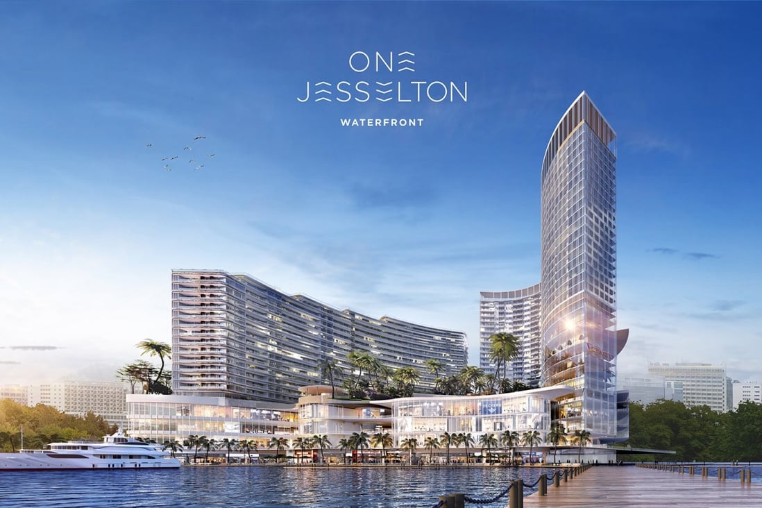 One Jesselton waterfront, mixed development comprising premier retail mall, hotel, serviced suites, residential condominiums and commercial office space.