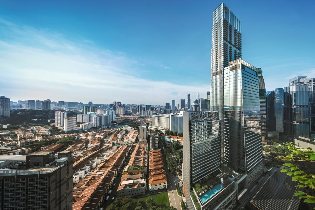 Singapore’s tallest building, the S$3.2 billion Guoco Tower, is the latest in a string of mega developments in the island nation. Photo: Handout