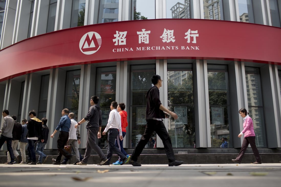 China Merchants notified customers last week that new US dollar transfers would be suspended. Photo: Bloomberg
