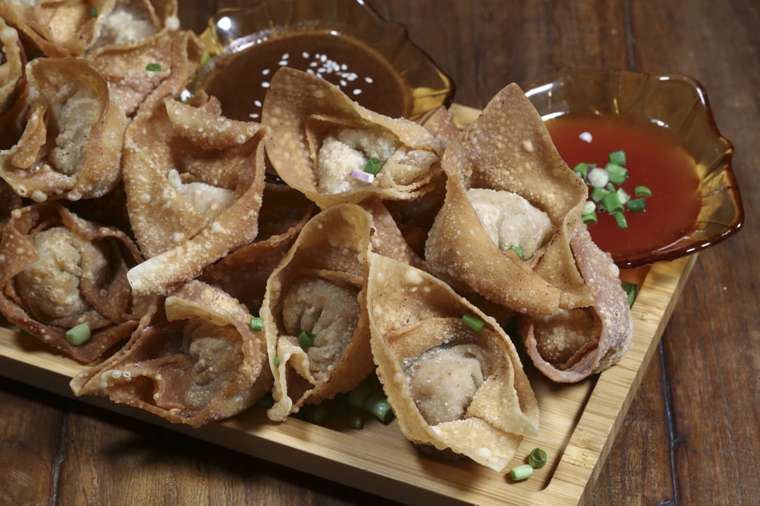 Susan Jung’s fried wontons with sweet and sour sauce. Photography: Jonathan Wong. Styling: Nellie Ming Lee