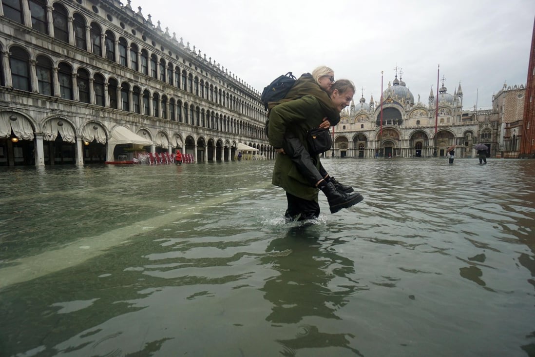 Last month’s flooding in Venice highlighted concerns about climate change. Photo: EPA-EFE