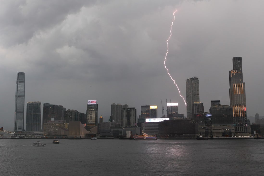 Hong Kong weather in 2019 record for thunderstorms equalled, more hot