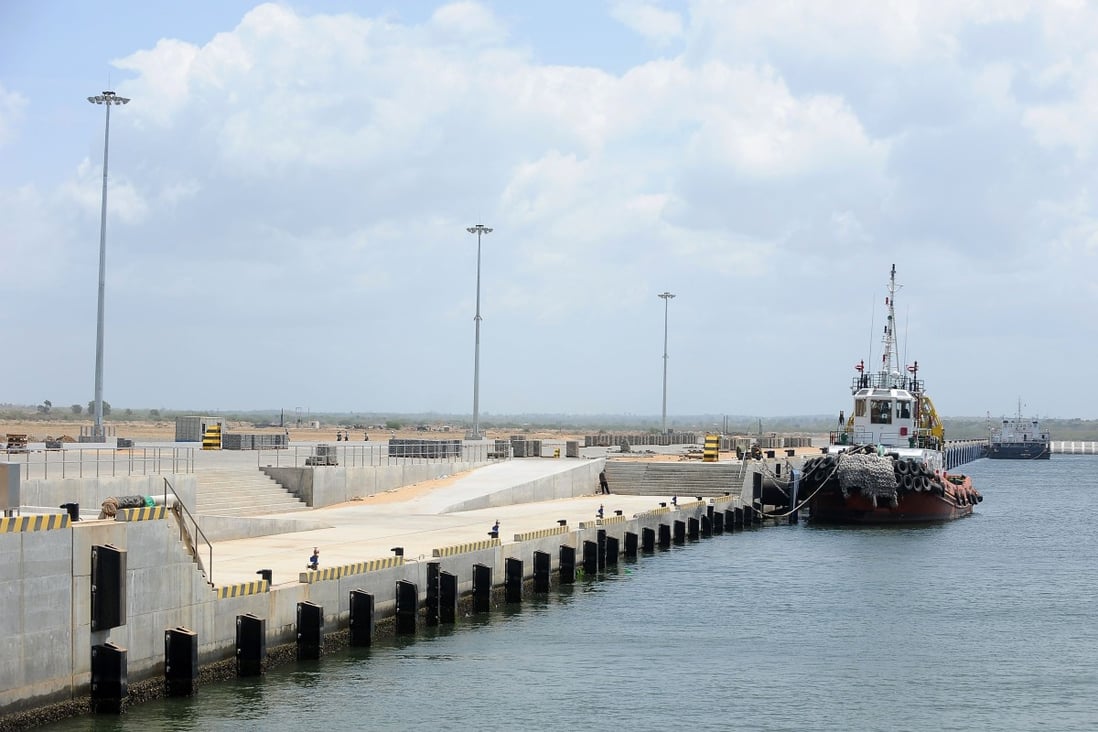 Hambantota was handed over to a Chinese firm two years ago. Photo: AFP