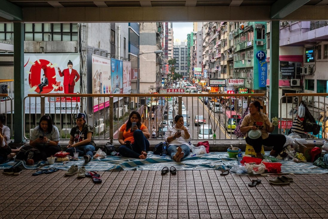 There are some 165,000 Indonesian domestic workers in Hong Kong. Photo: Bloomberg