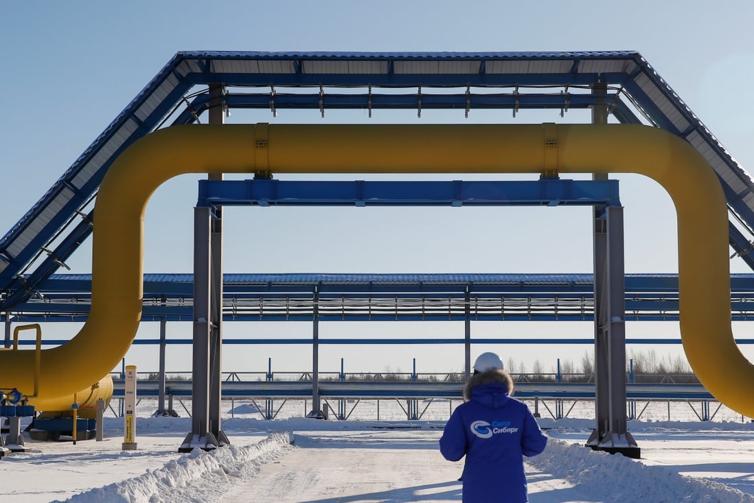 The landmark pipeline will transport natural gas from Siberia to northeast China. Photo: Reuters