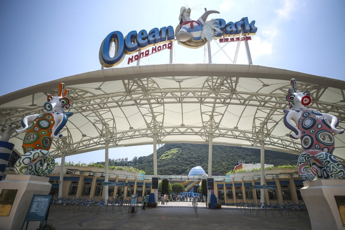 Ocean Park’s visitor numbers have suffered because of the anti-government protests sweeping Hong Kong. Photo: Winson Wong