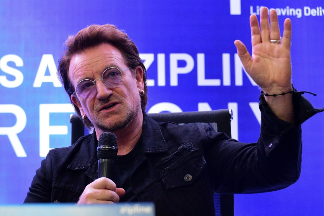 U2 frontman Bono says he ‘probably would have been a journalist’ if he were not a singer. Photo: AFP