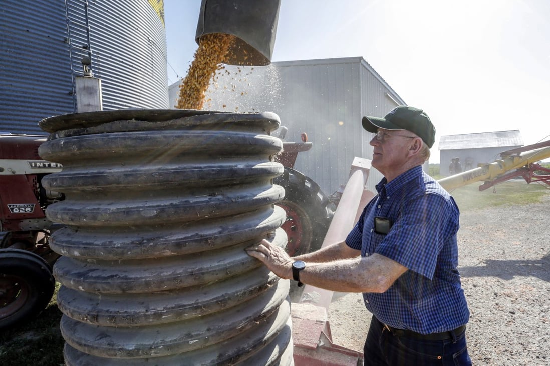 A cornerstone of the new deal is Beijing’s commitment to buy more US farm goods. Photo: AP