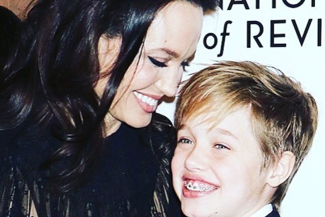 Shiloh Jolie-Pitt with mother Angelina Jolie. Photo: Instagram