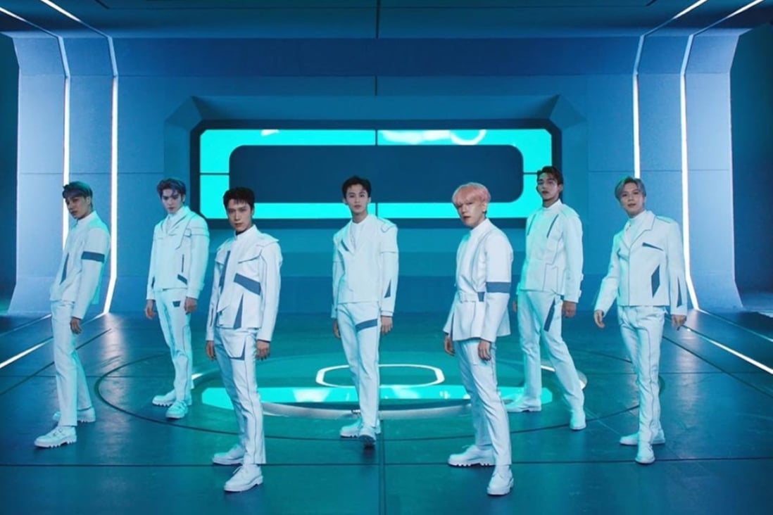 Korean Air invited K-pop band SuperM to film its new safety video. Photo: @Koreanair/Instagram