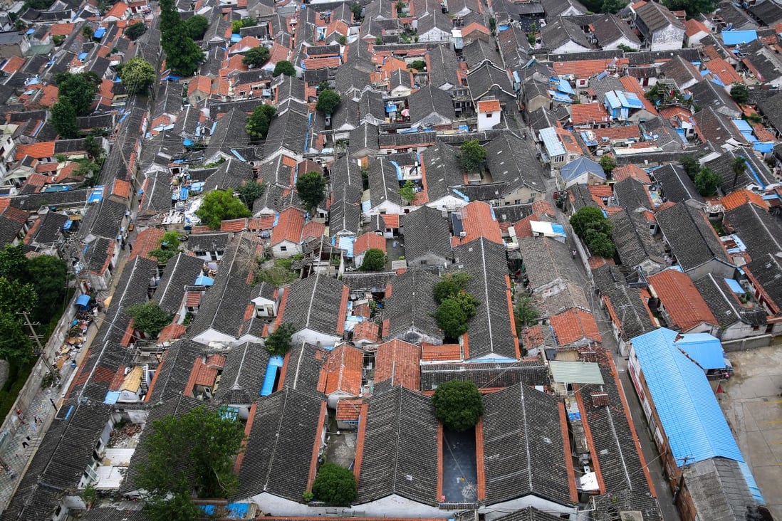 Aerial view of a housing estate in Nantong South Street, China. Photo: Shutterstock