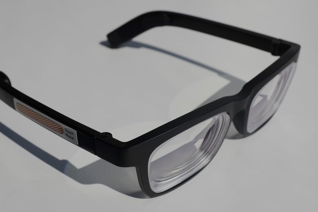 A pair of Vue Smart glasses. Customers who backed start-up Vue on crowdfunding platform Kickstarter in 2016 are finally receiving their orders. The glasses live up to their billing, but the charging system is poorly designed. Photo: Antony Dickson