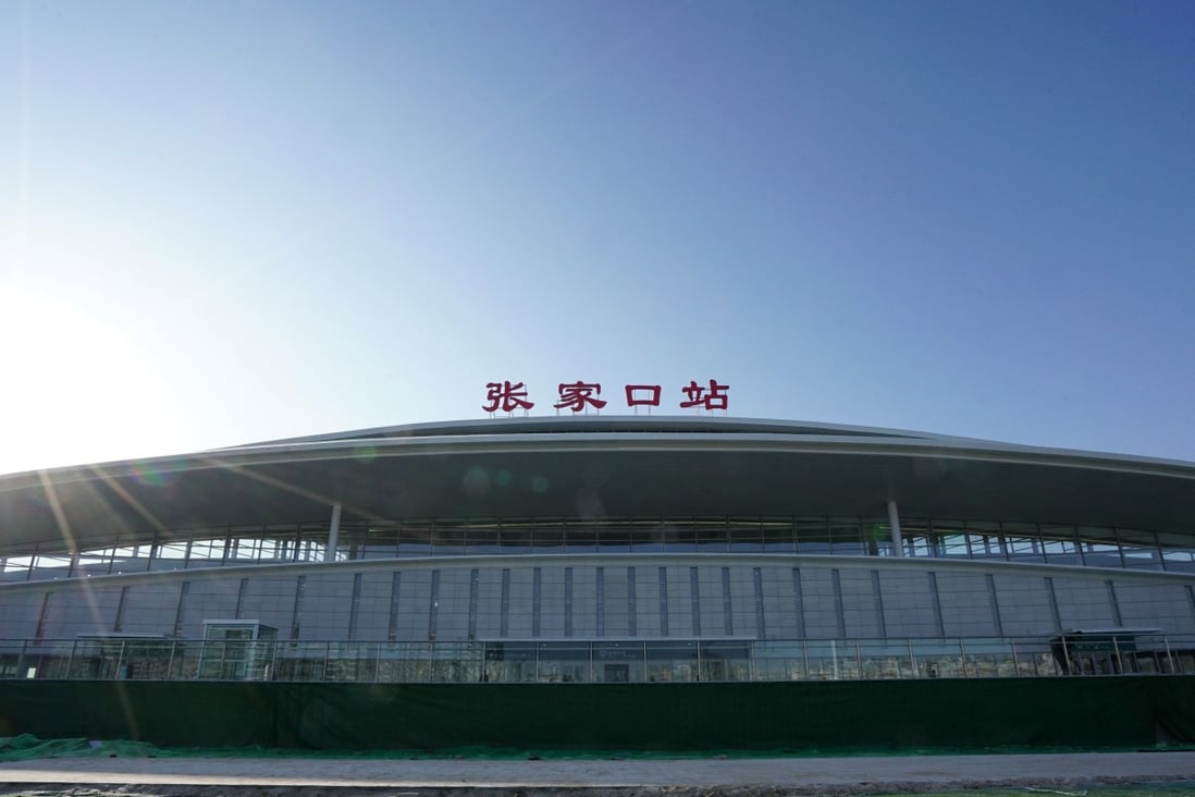 High-speed rail services start on Monday to Zhangjiakou, a co-host of the 2022 Olympic and Paralympic Winter Games. Photo: Xinhua