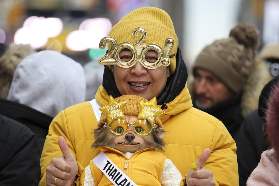 Revellers wait for the New Year celebrations in Times Square, New York. Photo: Xinhua