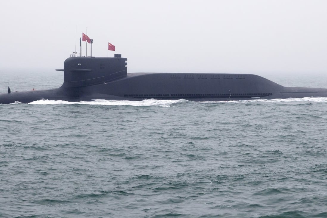 The missile was launched from a Type 094 nuclear submarine. Photo: AFP