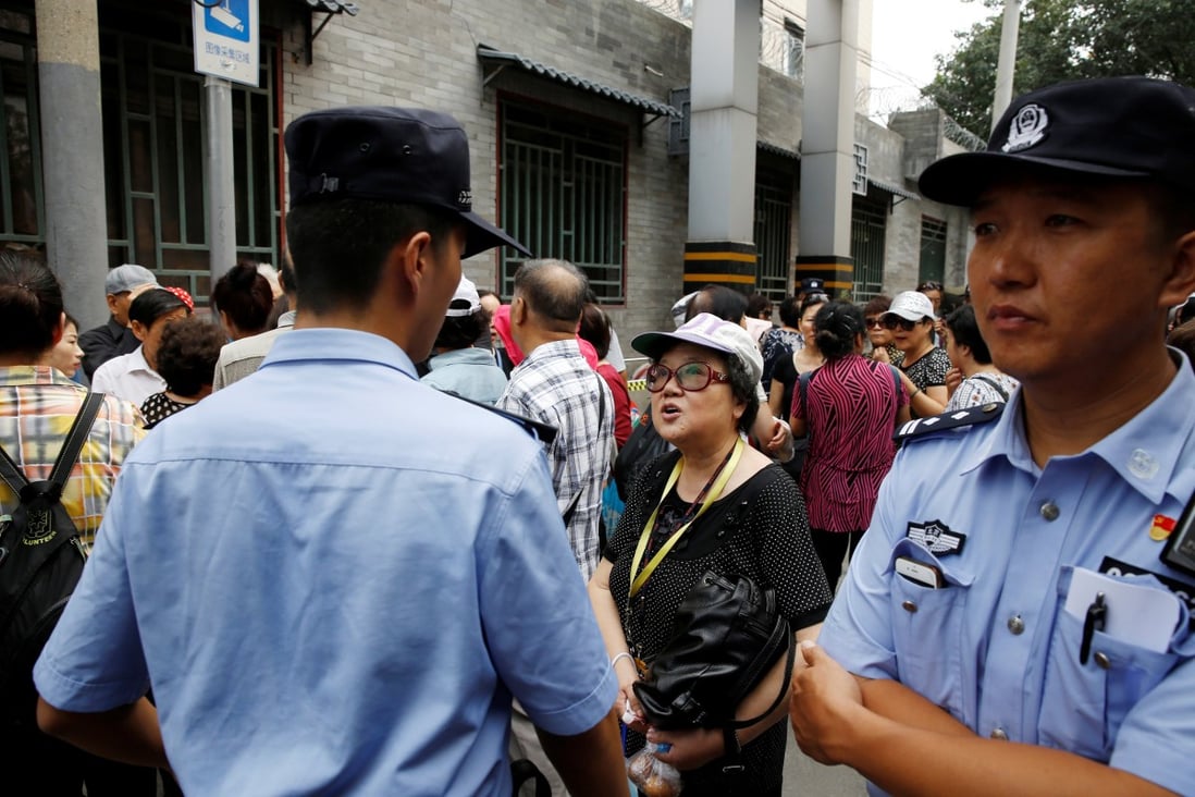 The collapse of a number of high-profile P2P lenders sparked grievances and protests across China. Photo: Reuters