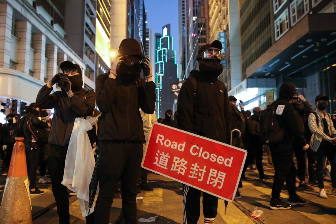 The mask ban aimed to put an end to the increasing level of violence seen during months of protests. Photo: Winson Wong