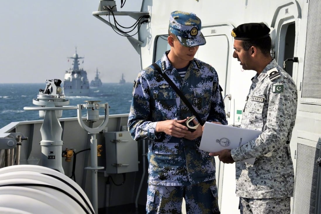 Sea Guardians 2020 was the sixth joint naval drill between China and Pakistan. Photo: Weibo