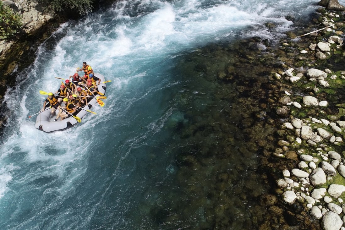 The benefits of having an adventure, like white water rafting, are being recognised by mental health practitioners across the world. Photo: Anadolu Agency via Getty Images