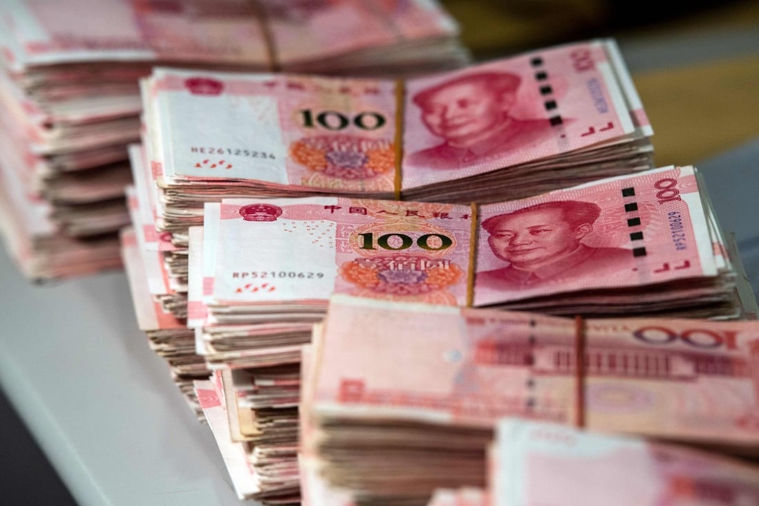China’s central bank will maintain the level of total financing in the economy in line with economic development, Sun Guofeng, head of its monetary policy department, said. Photo: AFP