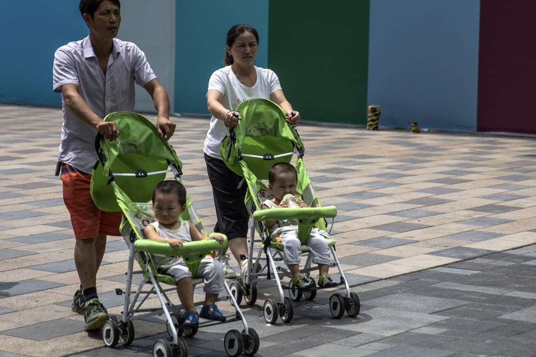 Chinese mothers gave birth to 14.65 million babies last year, down from 15.23 million in 2018. Photo: EPA