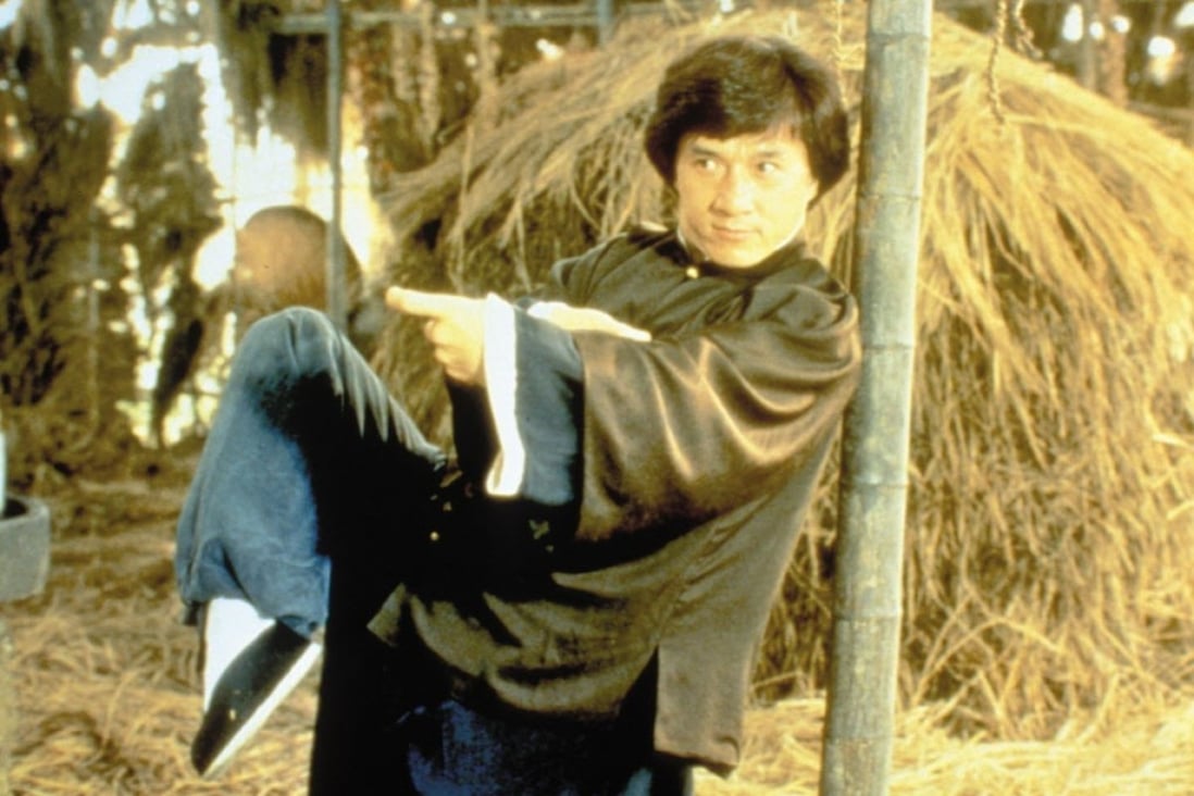 Jackie Chan in a still from Drunken Master