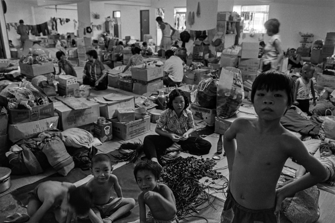 Vietnamese boatpeople in the Tuen Mun refugee camp in Hong Kong, in July 1979. Photo: SCMP
